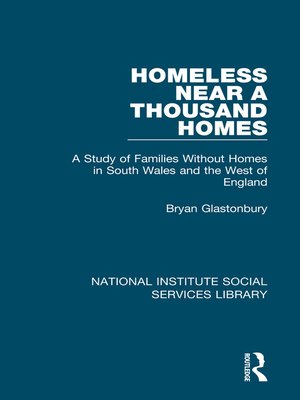cover image of Homeless Near a Thousand Homes